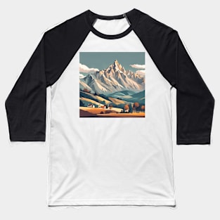 highest peak mountain lover Baseball T-Shirt